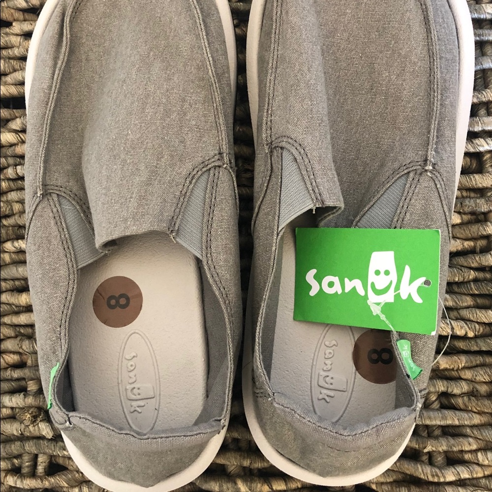 Sanuk Vagabond Men's Slip-on Loafer TAUPE EU41 US8